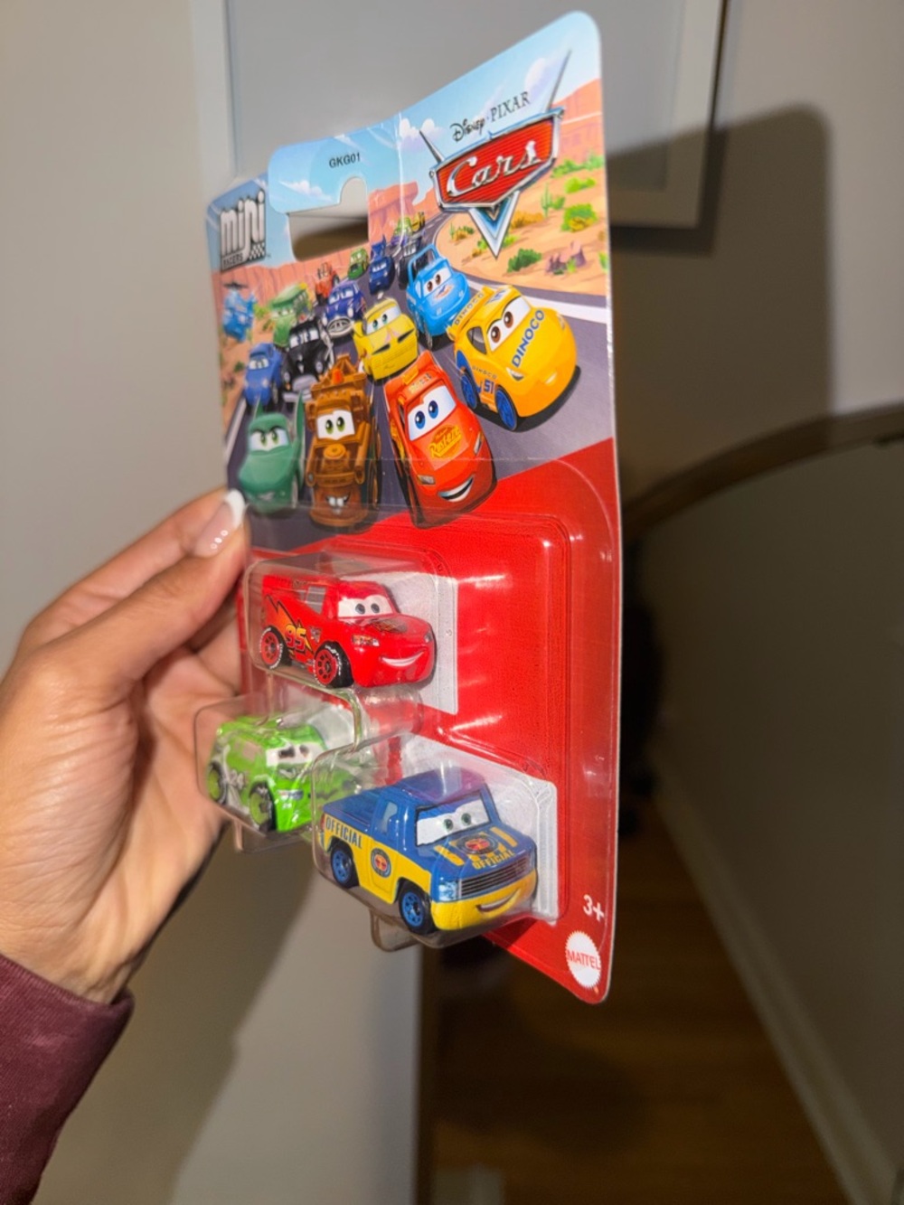 Disney Cars 3-Pack Toy Cars - Red, Green, Blue